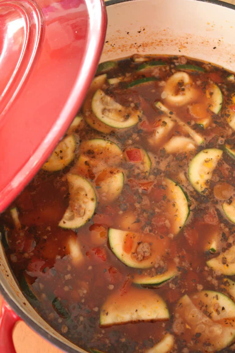 Italian Sausage Tortellini Soup