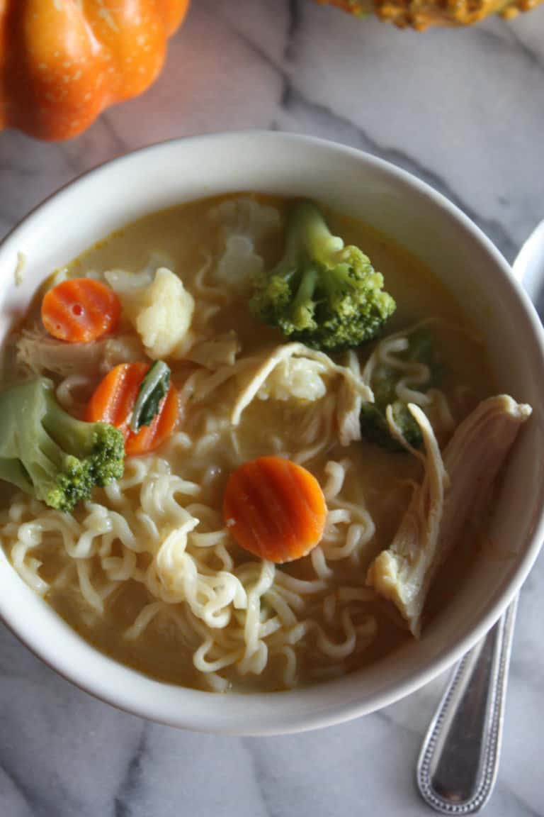 Cheesy Chicken Vegetable Soup