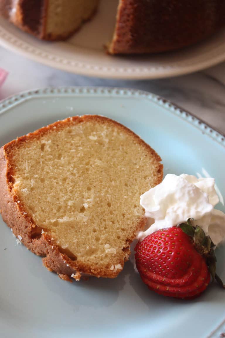 Coconut Cream Cheese Pound Cake