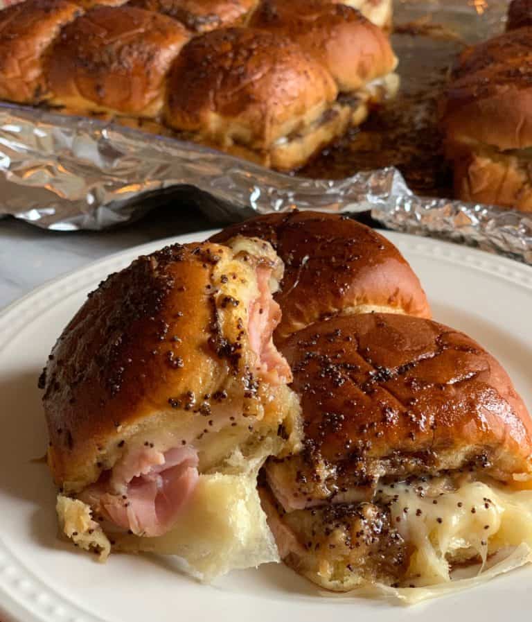 Glazed Ham and Cheese Sliders